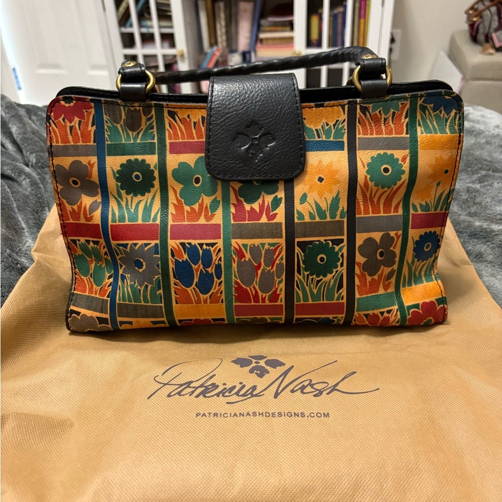 Patricia Nash Rienzo Floral Satchel